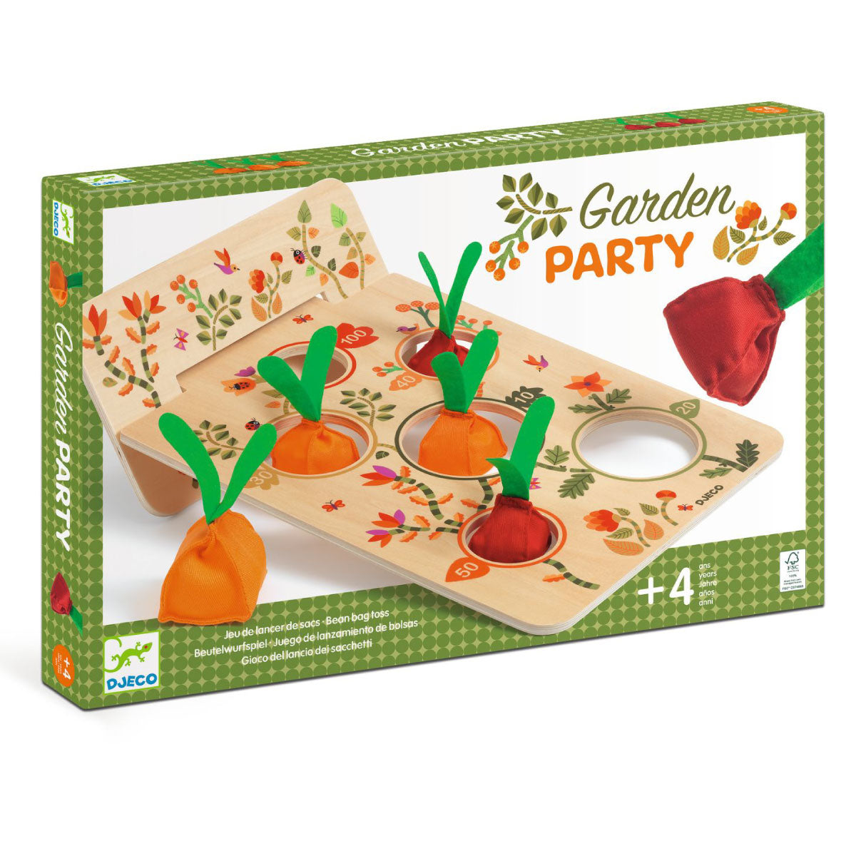 Djeco Garden Party Bean Bag Toss Game