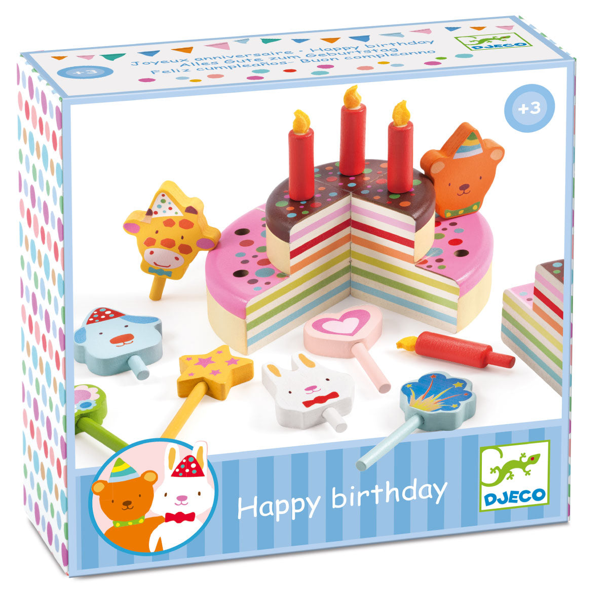 Djeco Happy Birthday Cake Play Set