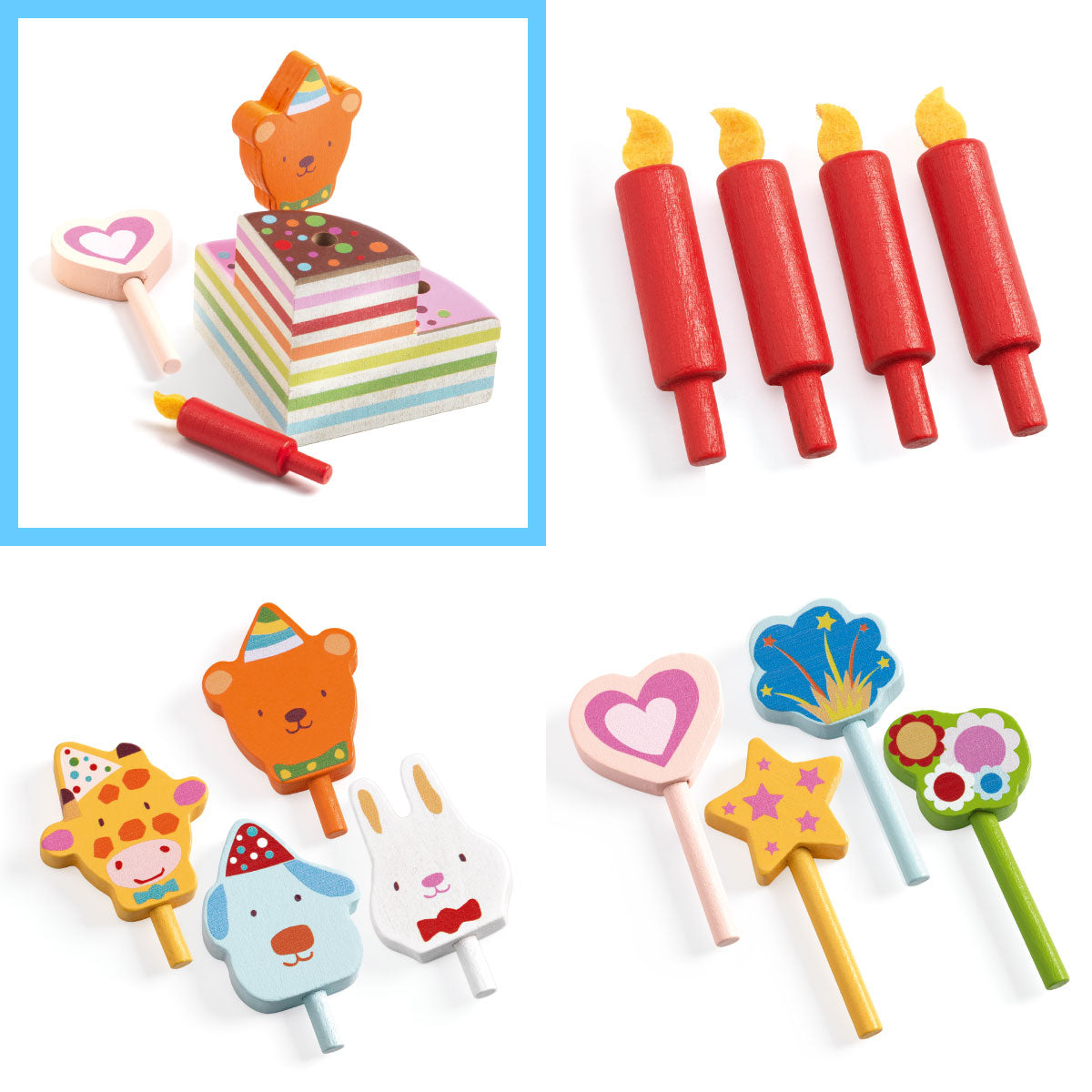 Djeco Happy Birthday Cake Play Set