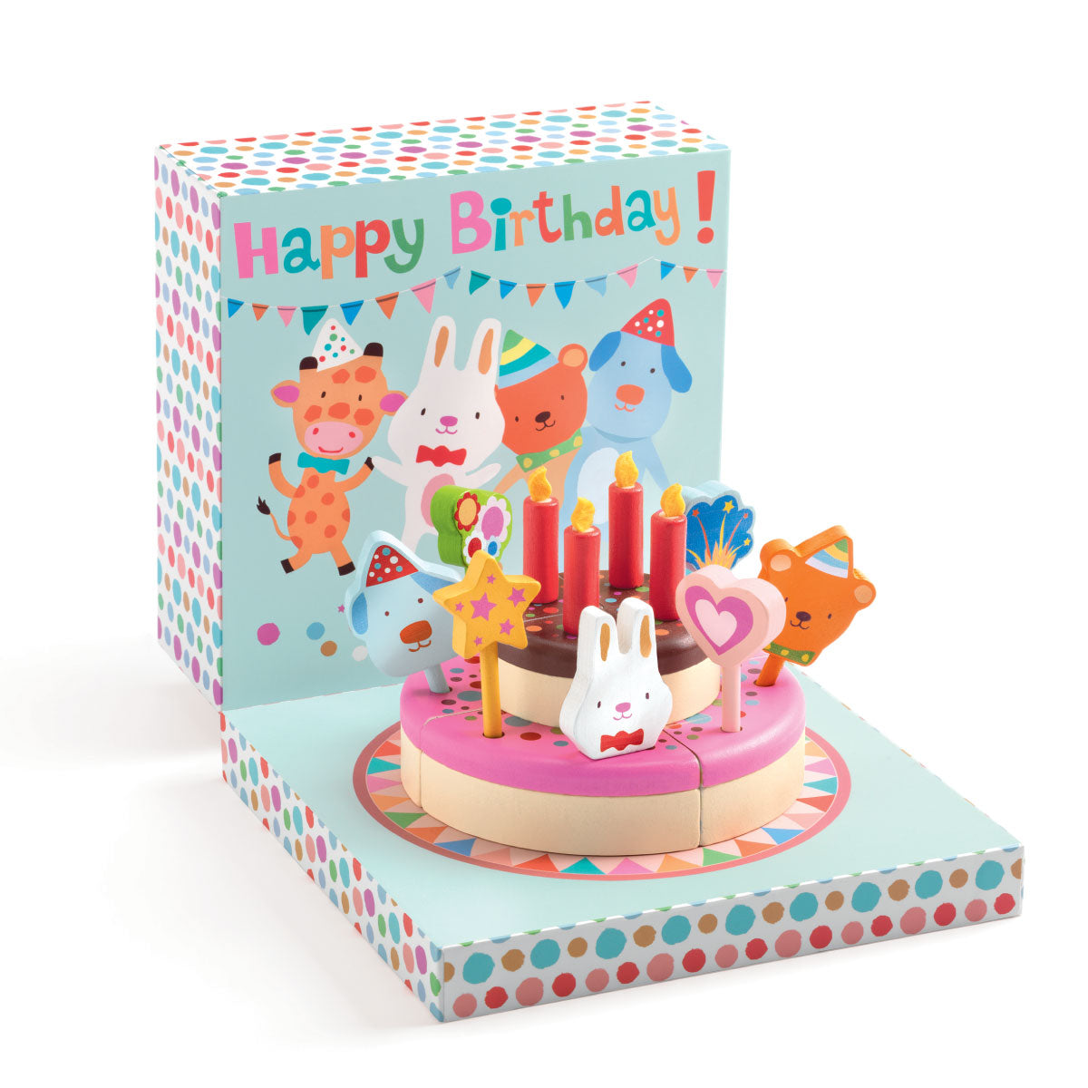 Djeco Happy Birthday Cake Play Set