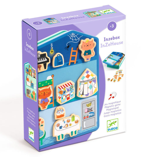 Djeco Inzebox InZeHouse Magnetic Play Set