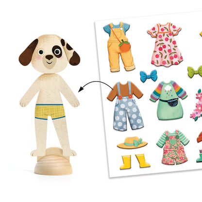 Djeco Little Wardrobe Bonjour Paris Collage Kit