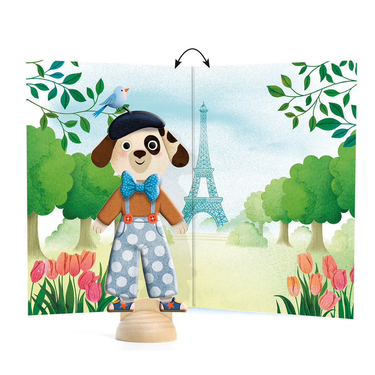 Djeco Little Wardrobe Bonjour Paris Collage Kit