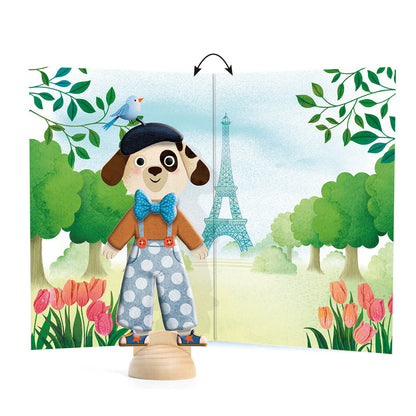 Djeco Little Wardrobe Bonjour Paris Collage Kit
