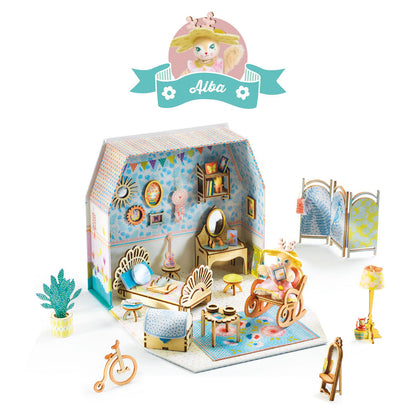 Djeco Mi House Miniature Kit - Alba's Dreamy Bedroom