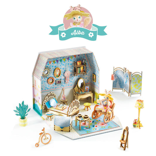 Djeco Mi House Miniature Kit - Alba's Dreamy Bedroom