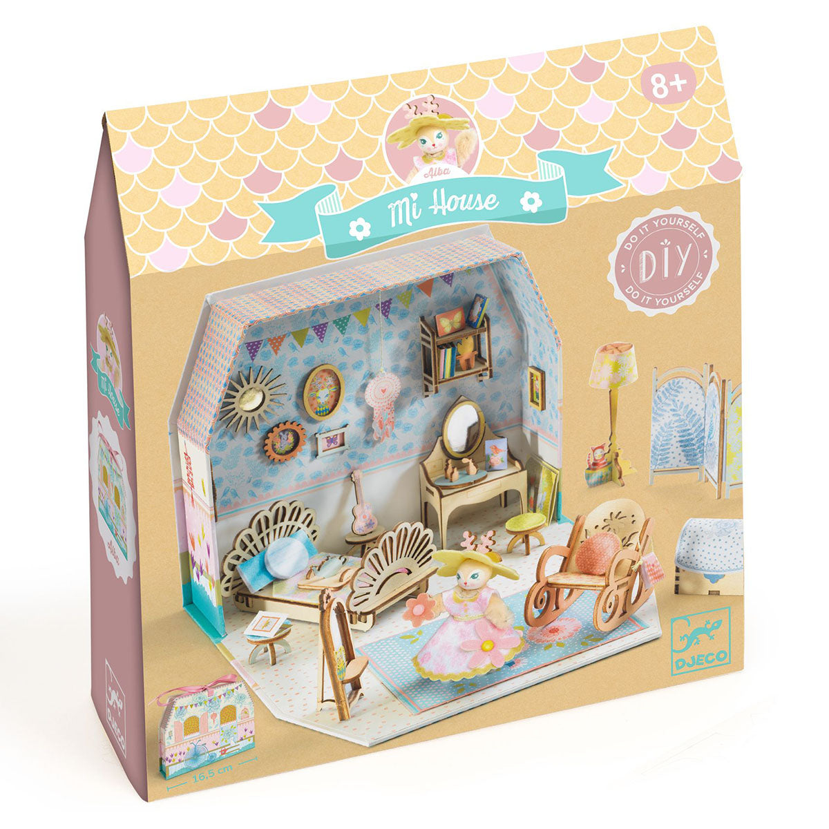 Djeco Mi House Miniature Kit - Alba's Dreamy Bedroom