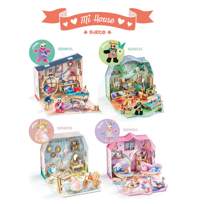 Collect the other Djeco Mi House Miniature Kits: Stella, Olive, Alba, and Rosie