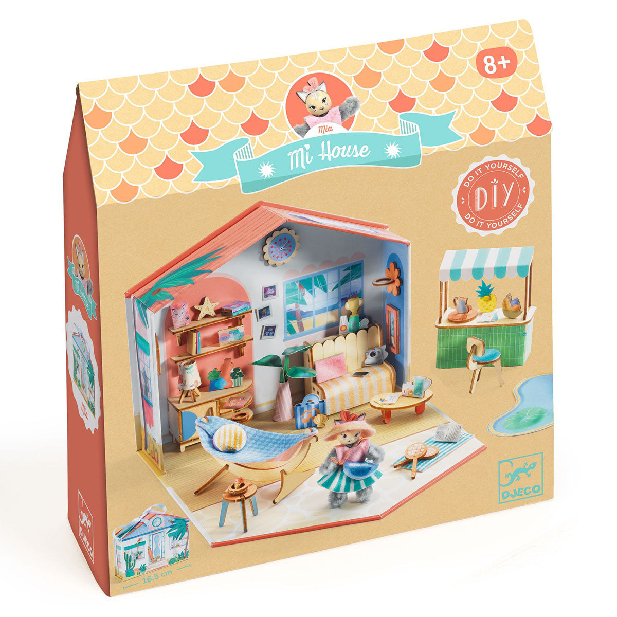 Djeco Mi House Miniature Kit - Mia's Beach Cottage