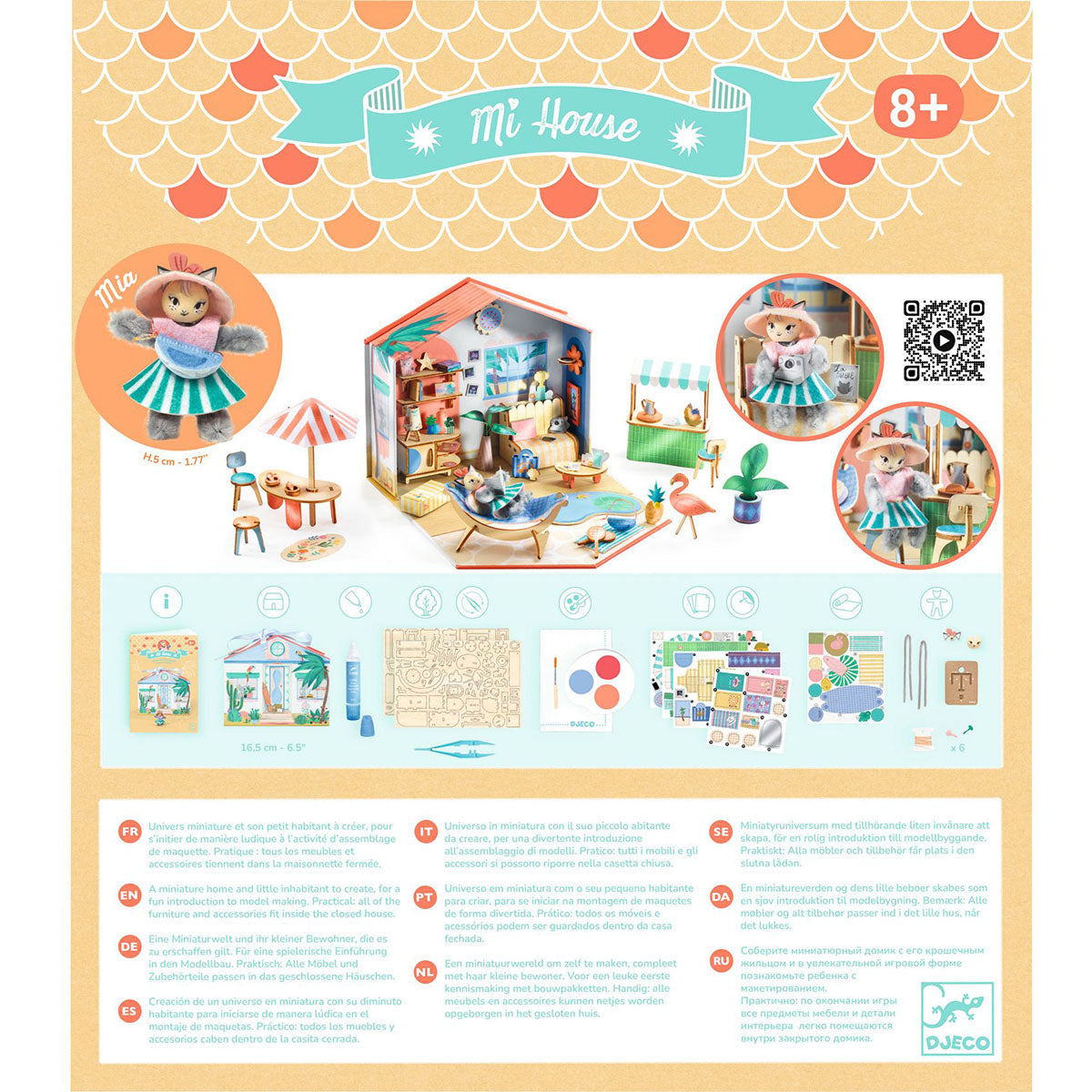 Djeco Mi House Miniature Kit - Mia's Beach Cottage
