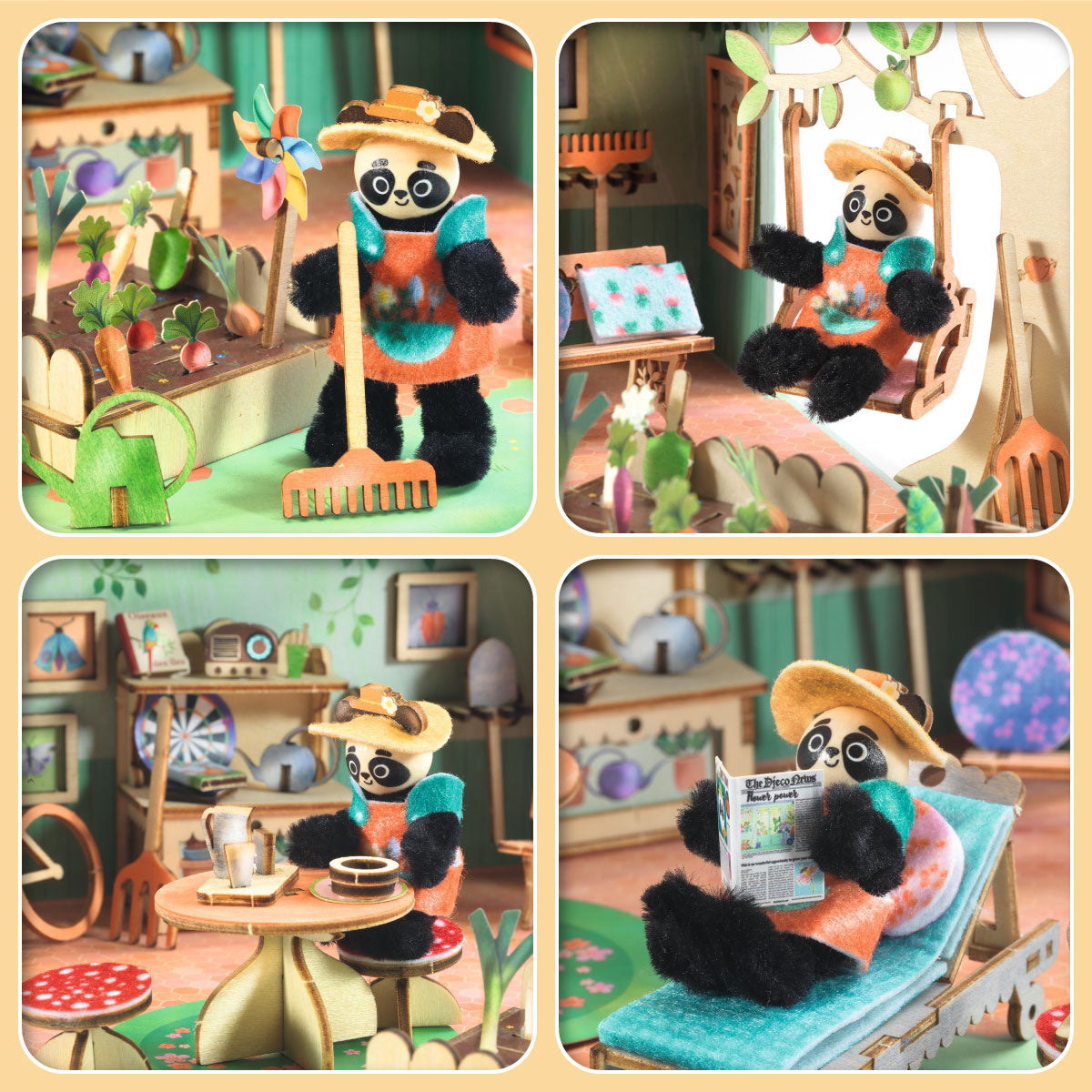 Djeco Mi House Miniature Kit - Olive's Gardener's Retreat