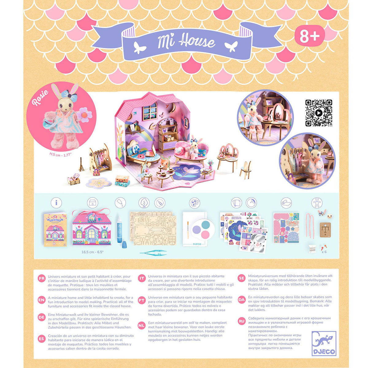 Djeco Mi House Miniature Kit - Rosie's Fashionista Bedroom