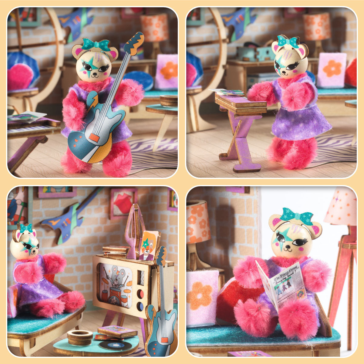 Djeco Mi House Miniature Kit - Stella's Rock n' Roll Loft