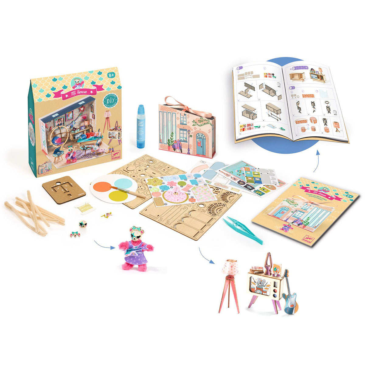 Djeco Mi House Miniature Kit - Stella's Rock n' Roll Loft