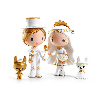 Djeco Tinyly Marguerite and Leopold with Margo and Leo Figures