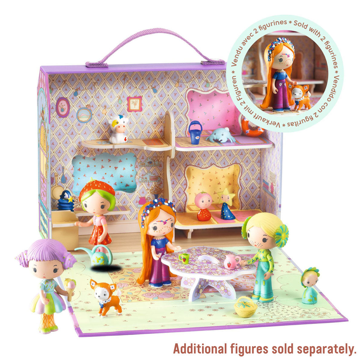 Djeco Tinyly Indie and Bluchka’s Caravan House Playset