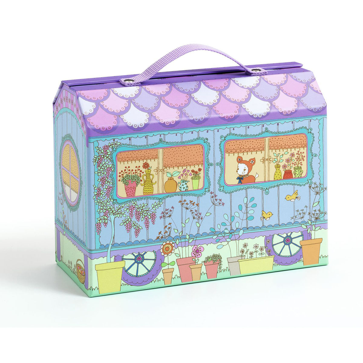 Djeco Tinyly Indie and Bluchka’s Caravan House Playset