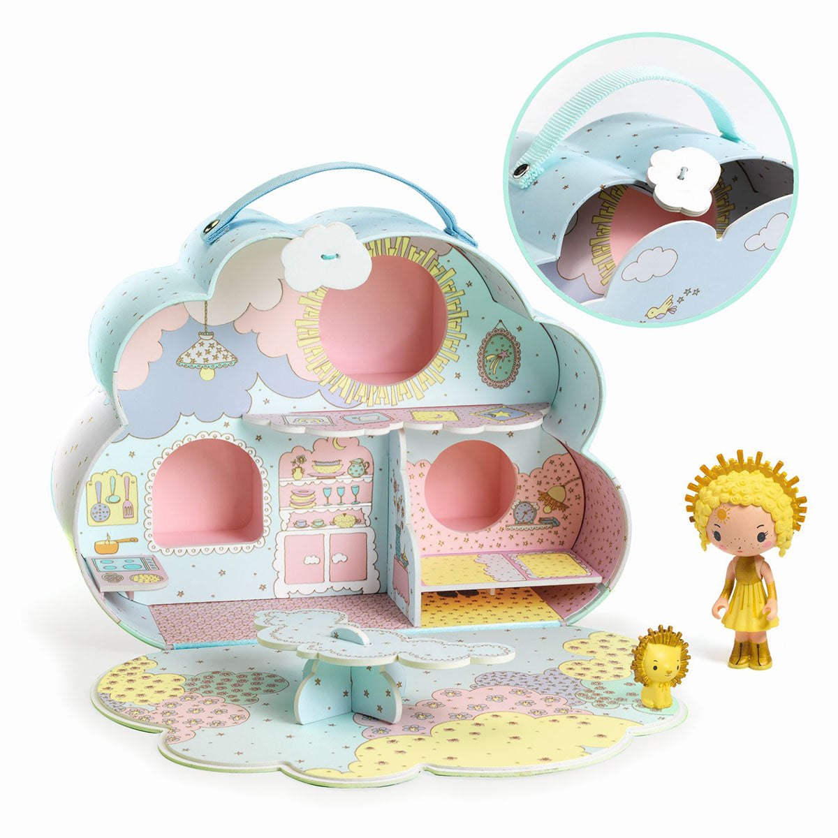 Djeco Tinyly Sunny and Mia’s Cloud House Playset