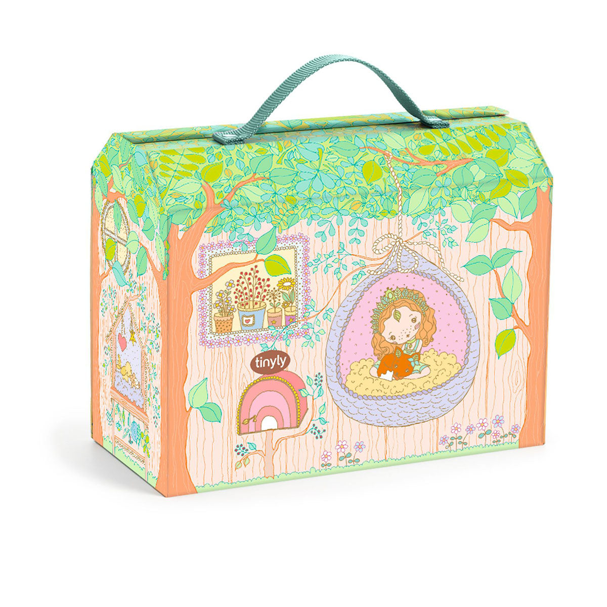Djeco Tinyly Sylvia and Fox’s House in the Forest Playset