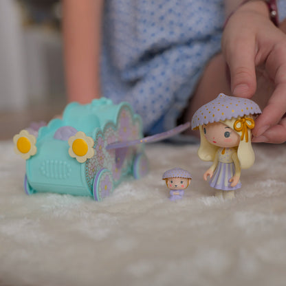 Djeco Tinyly Jil and Jerry Tinycar Playset