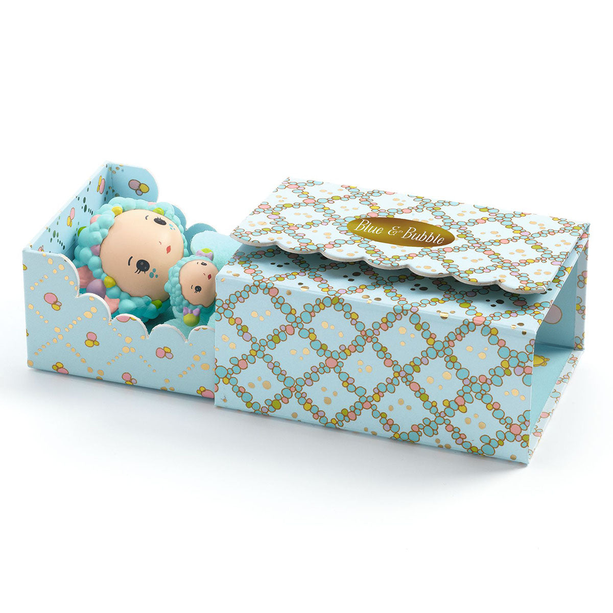Djeco Tinyly Blue and Bubble’s Tinyroom Playset