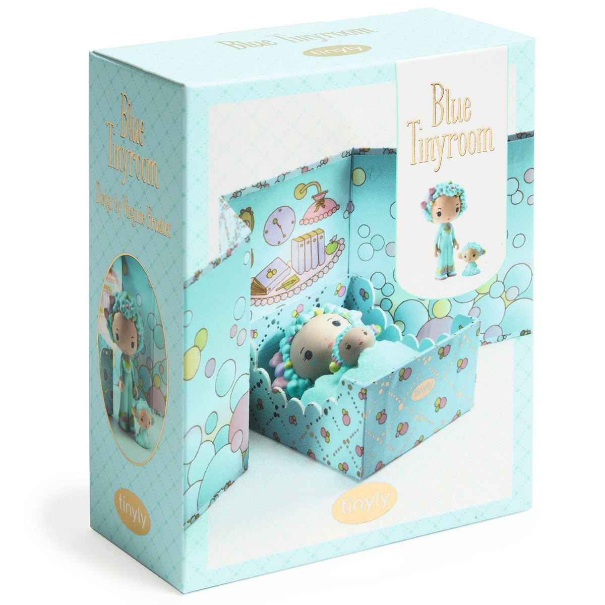 Djeco Tinyly Blue and Bubble’s Tinyroom Playset