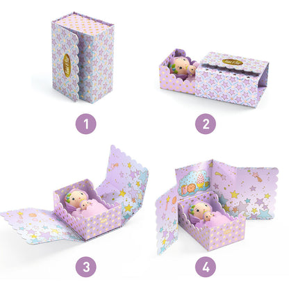 Djeco Tinyly Violet and Star’s Tinyroom Playset