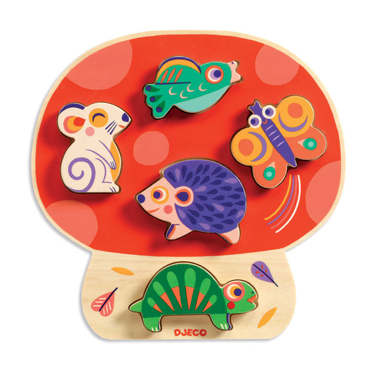 Djeco Wooden Toddler Puzzle Anianco
