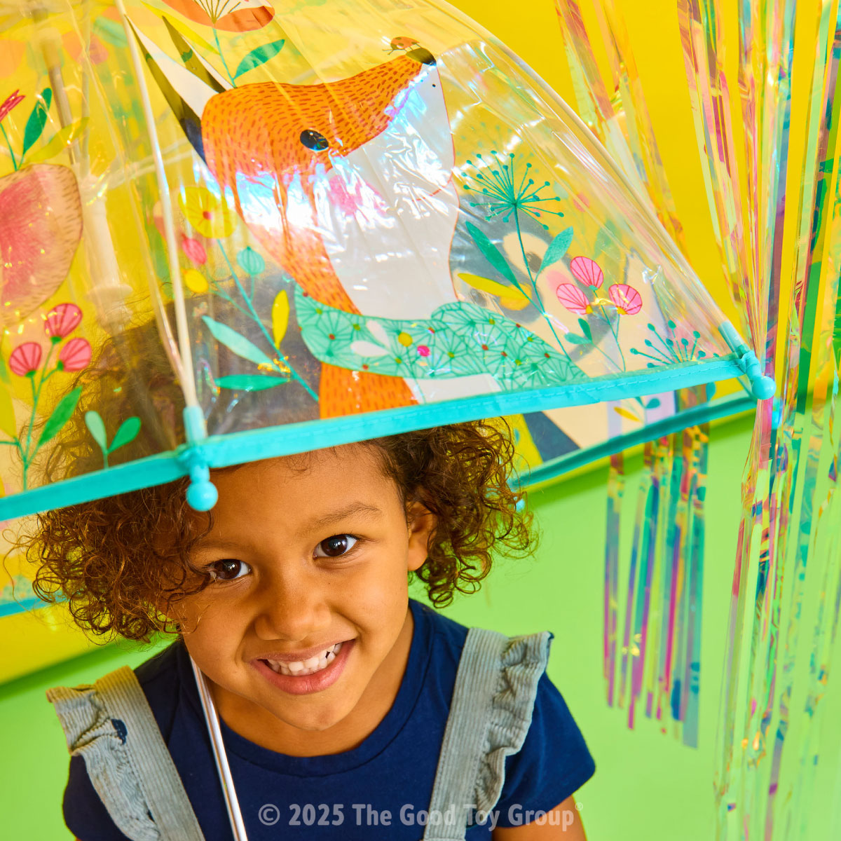 Djeco Child Sized Transparent Umbrellas - 27.5” wide when open