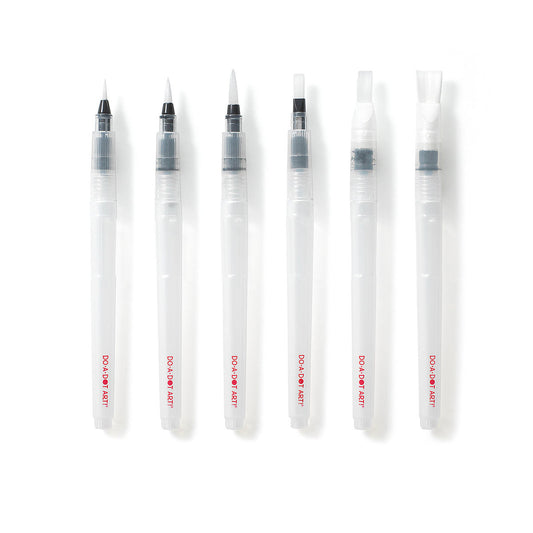 Do-A-Dot Art Swishies Refillable Watercolor Brush Pens - Set of 6