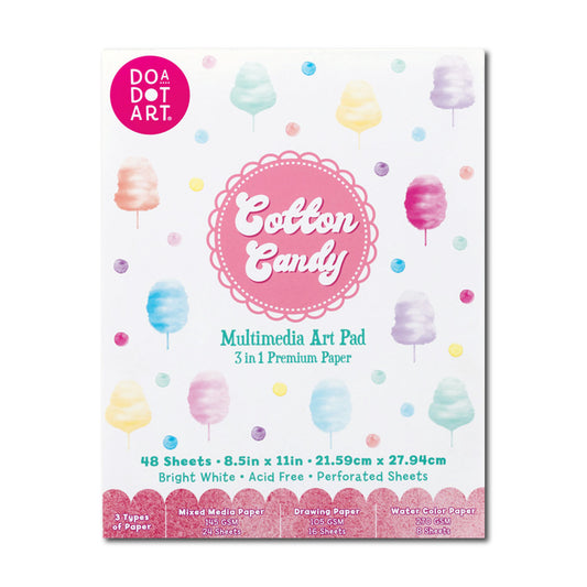 Cotton Candy Multimedia Art Pad - 3 in 1 Premium Paper from Do-A-Dot Art