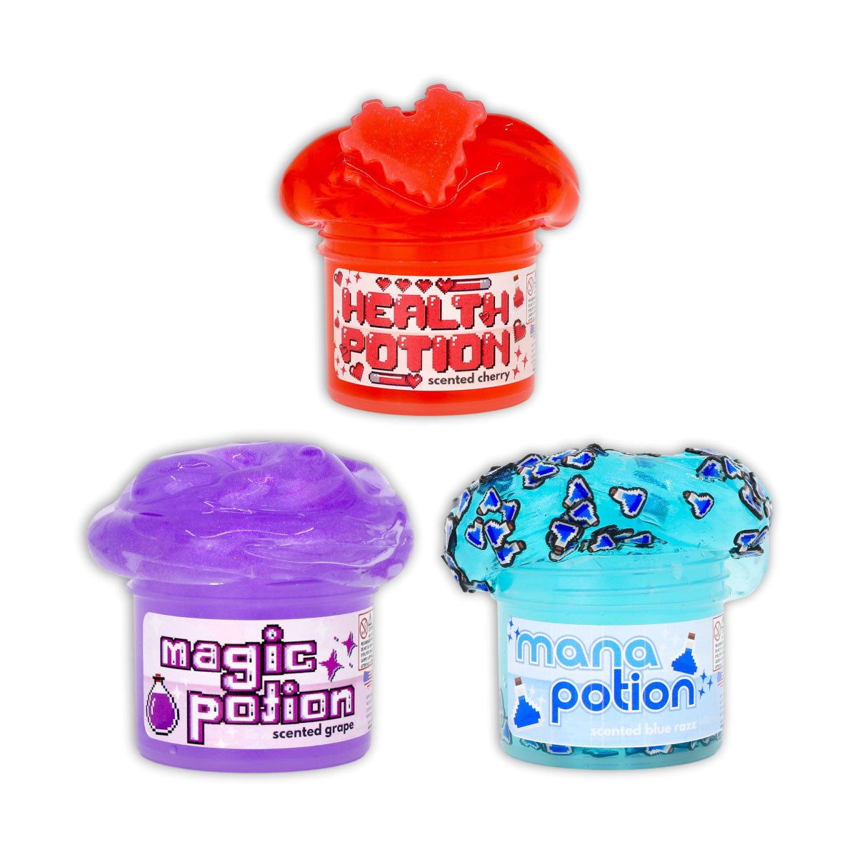 Dope Slimes Level Up Slime Trio - 3 Sample Size Jars