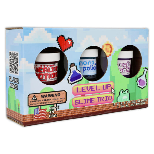 Dope Slimes Level Up Slime Trio - 3 Sample Size Jars