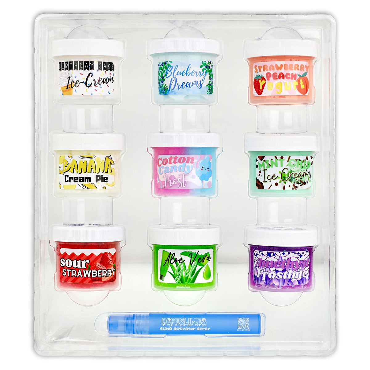 Dope Slimes Texture Pack - 9 Sample Size Jars