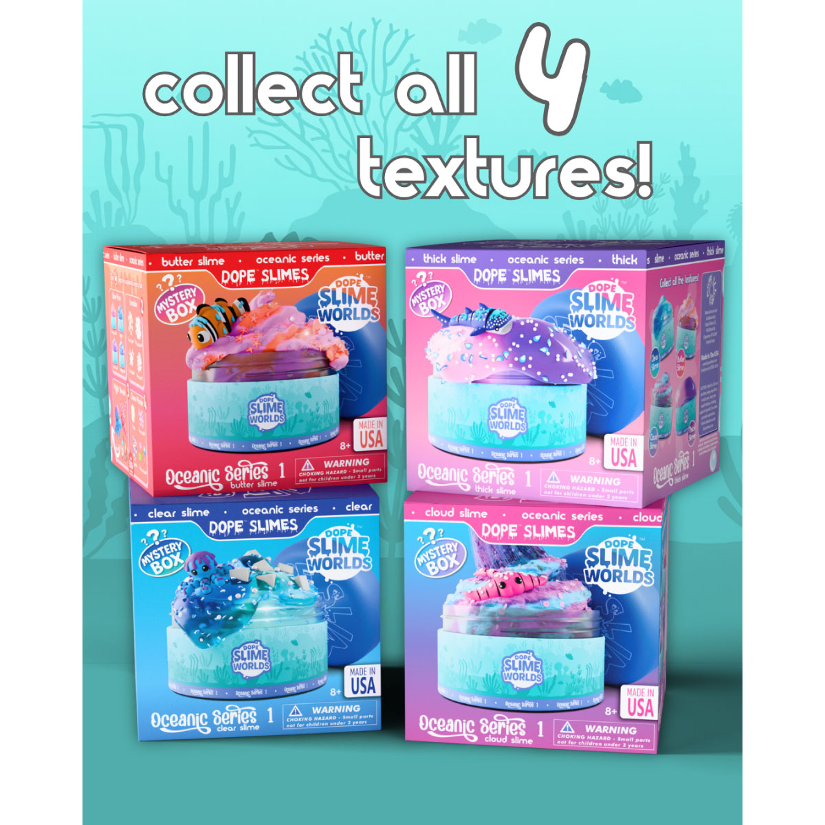 Dope Slimes Worlds Oceanic Series Mystery Box