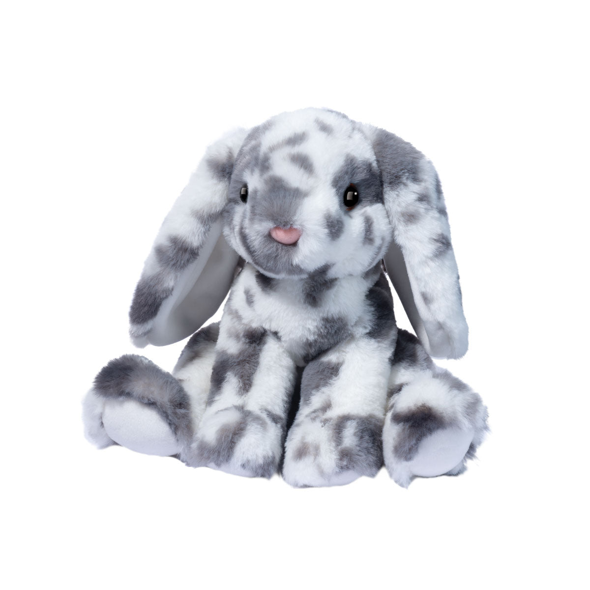 Douglas Cuddle Toys Bouncie Spotted Bunny Soft - 8”