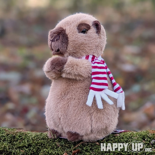 Douglas Plush Holiday Capybara in Winter Scarf