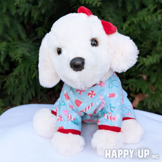 Douglas White Lab in Holiday PJ’s - Medium
