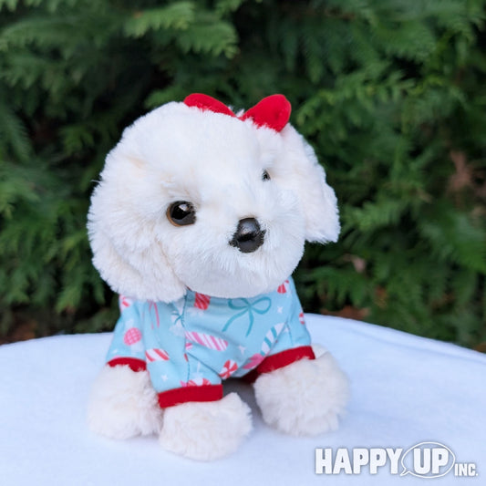 Douglas White Lab in Holiday PJ’s - Small