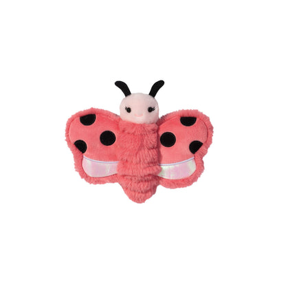 Douglas Cuddle Toys Mini Bug Finger Puppets - 8” Ladybug