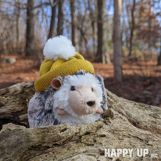 Douglas Spunky Hedgehog with Winter Hat