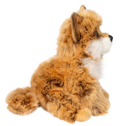 Dove Pomsky dog plushie by Douglas Toys.