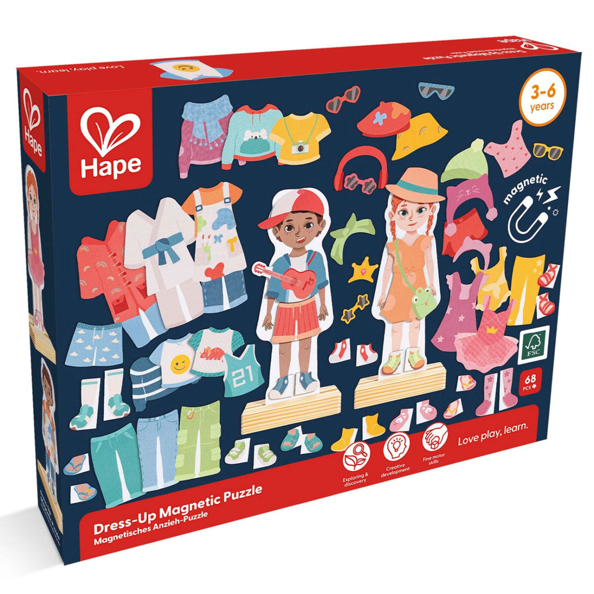 Dress-Up Magnetic Puzzle by Hape.