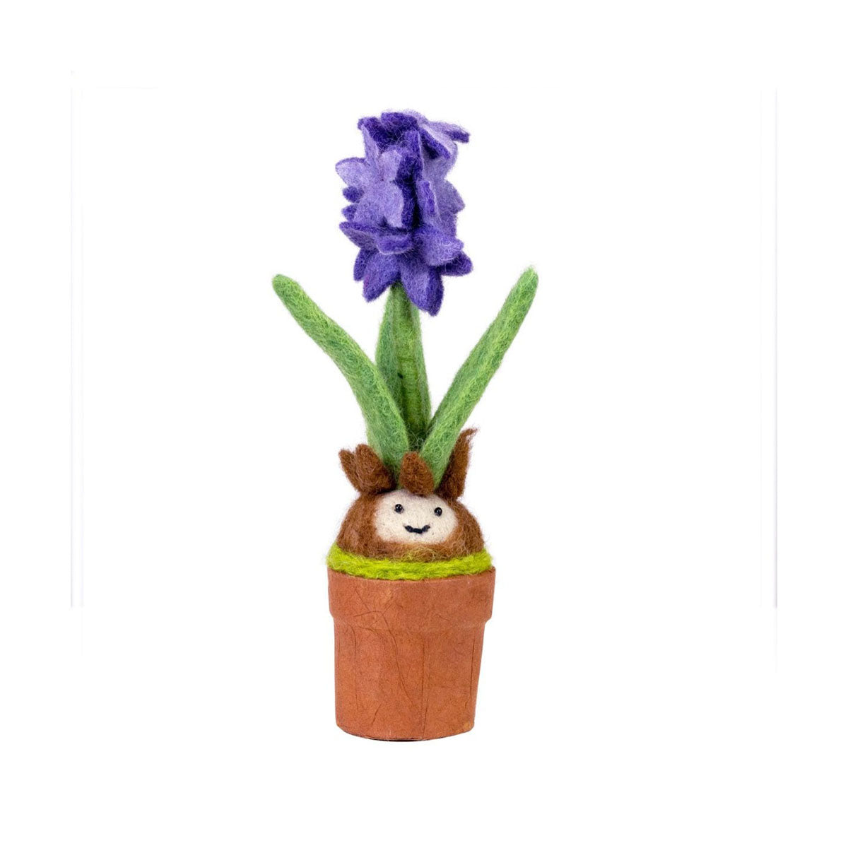 Hyacinth Felted Potted Plant