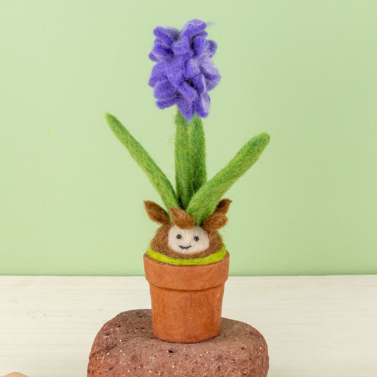 Hyacinth Felted Potted Plant