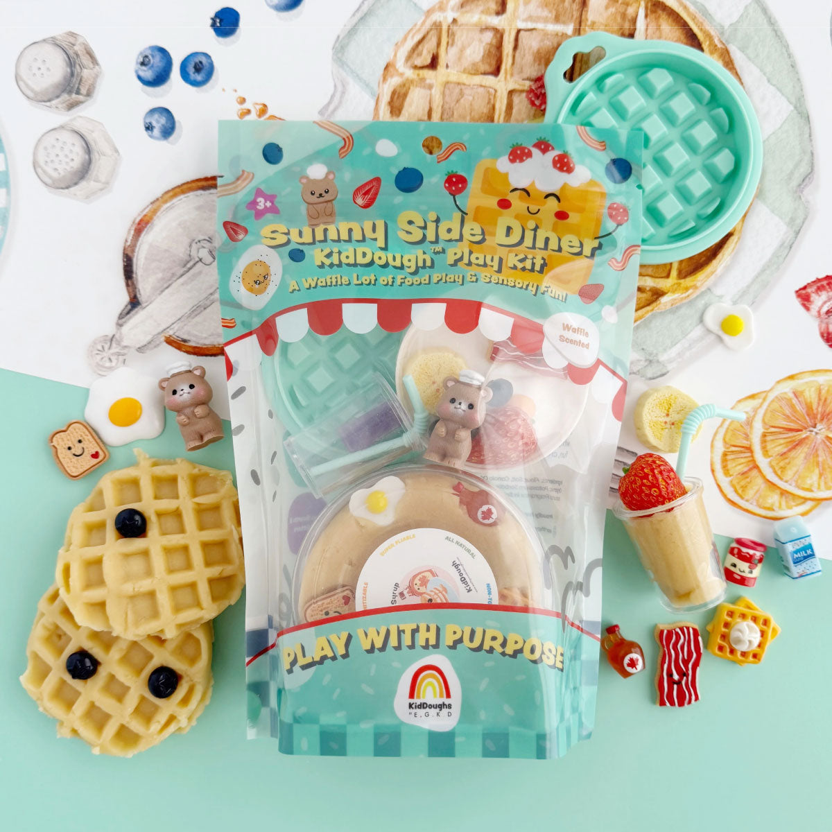 EGKD Sunny Side Diner KidDough Play Kit