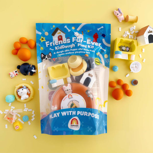 Friends Fur-ever KidDough Play Kit Earth Grown KidDough