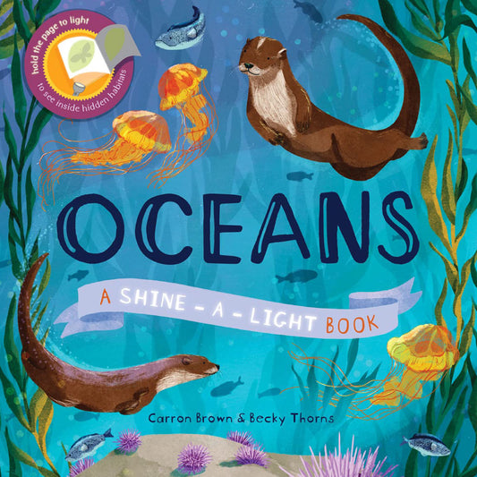 Oceans Shine-a-Light Book by Carron Brown & Becky Thorns