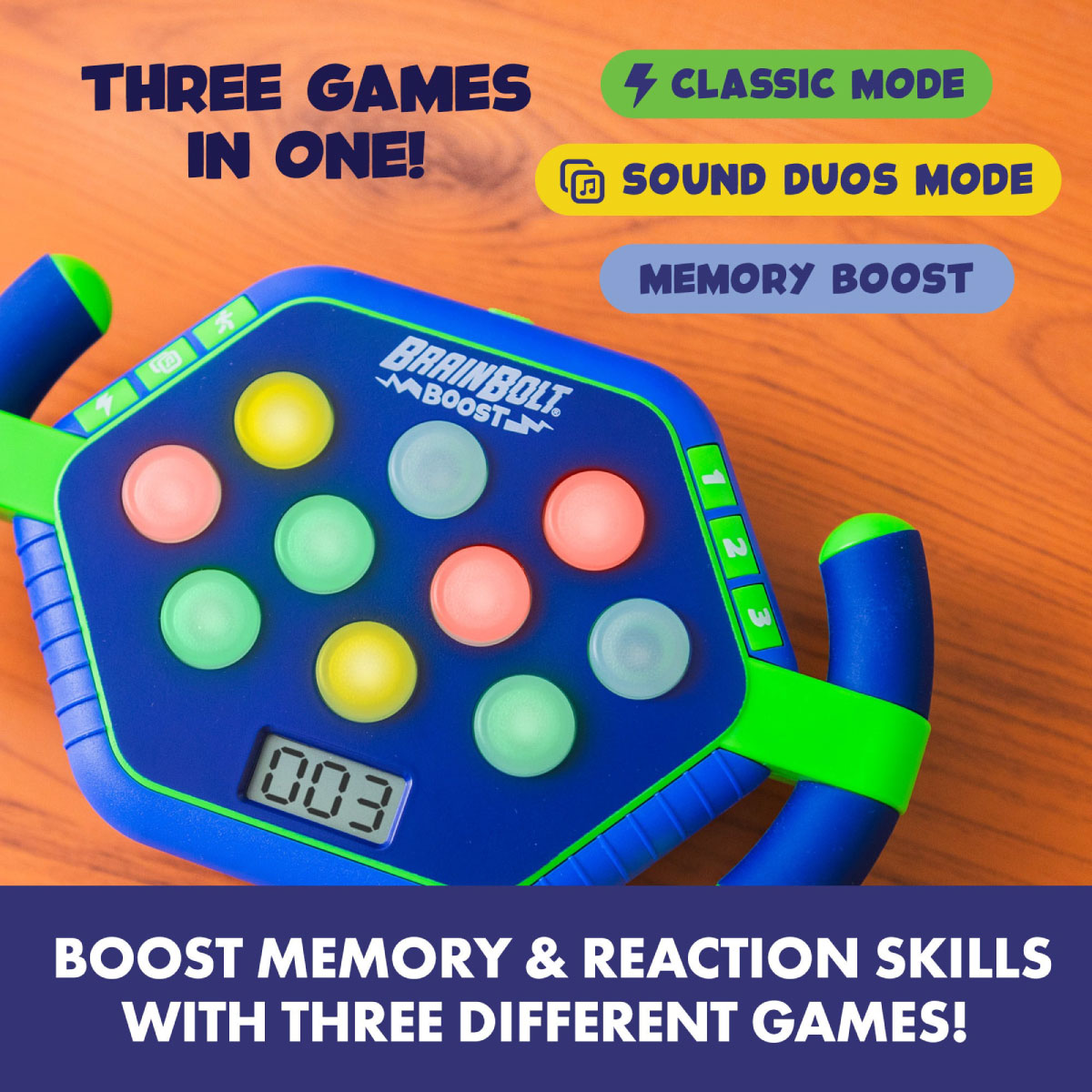 Educational Insights Brainbolt Boost Electronic Memory Game