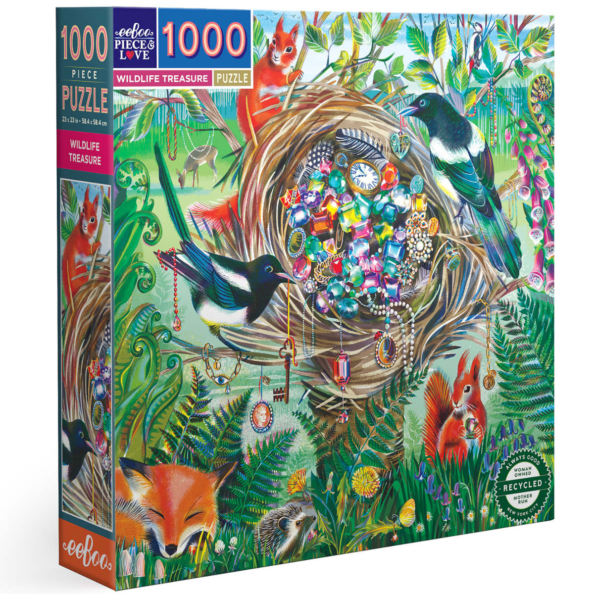 eeBoo Wildlife Treasure puzzle